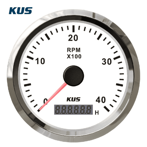 ΣΤΡΟΦΟΜΕΤΡΟ 4000RPM ΜΕ ΨΗΦΙΑΚΟ ΩΡΟΜΕΤΡΗΤΗ MARINE - Image 3