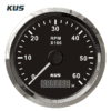 ΣΤΡΟΦΟΜΕΤΡΟ 6000RPM ΜΕ ΨΗΦΙΑΚΟ ΩΡΟΜΕΤΡΗΤΗ MARINE - Image 2